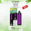 ALFAKHER CROWN BAR – GRAPE MINT – 15000 PUFFS