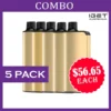 ALIBARBAR INGOT – 5 PACK- 9000 PUFFS