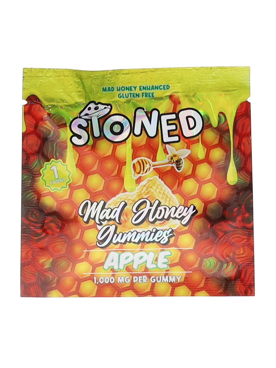 Apple Stoned Mad Honey Gummies 1000MG 1ct