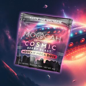 Moocah Megadose Mushroom Gummies – Berry Blast