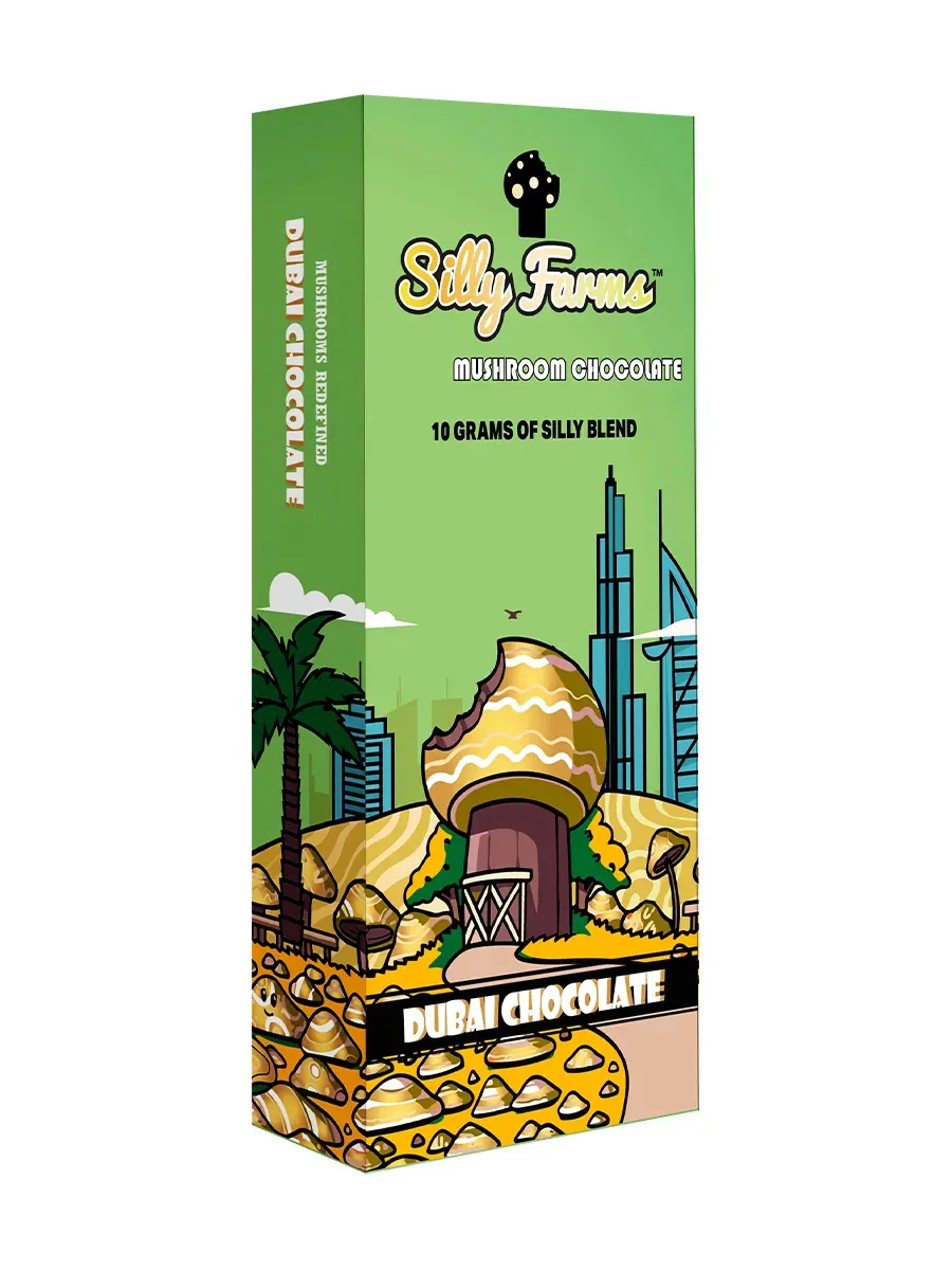 Dubai Chocolate Silly Farms Mushroom Chocolate 10G