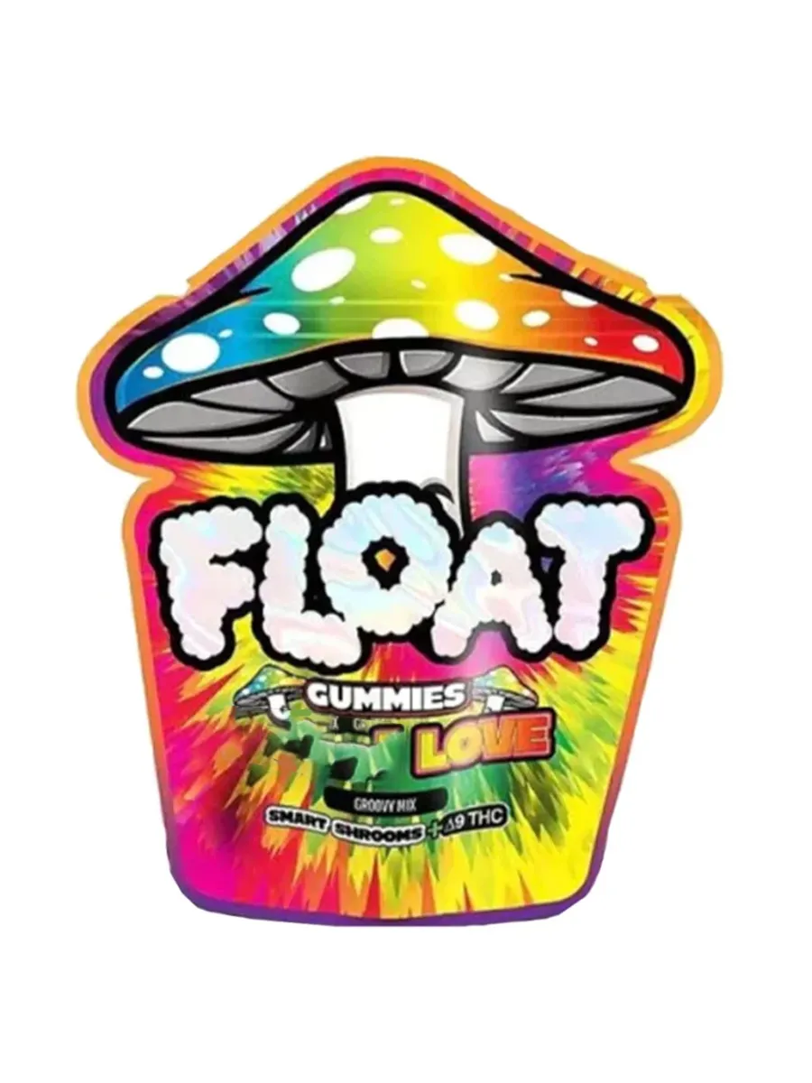 Love Groovy Mix Float Mushroom Gummies + Delta 9 THC 100mg