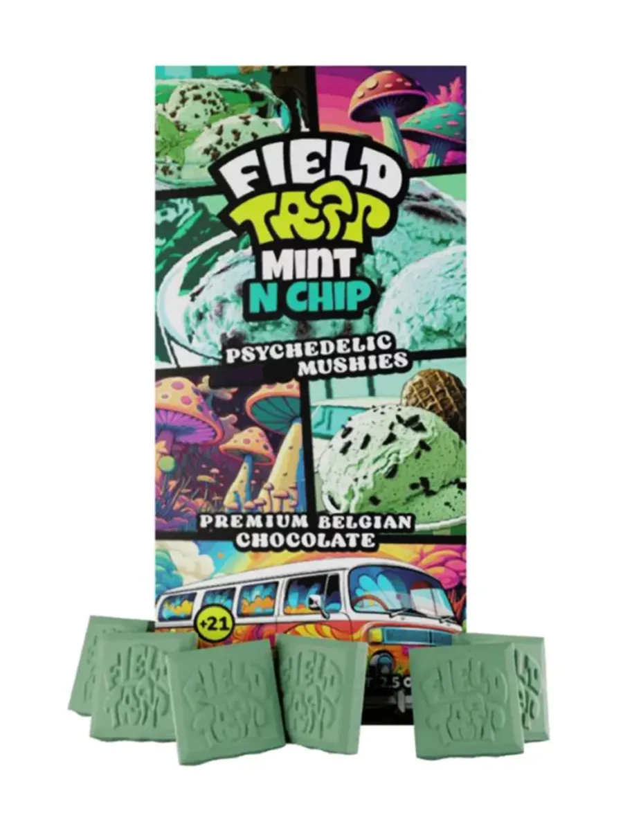 Mint N Chip Field Trip Mushies Premium Belgian Chocolate