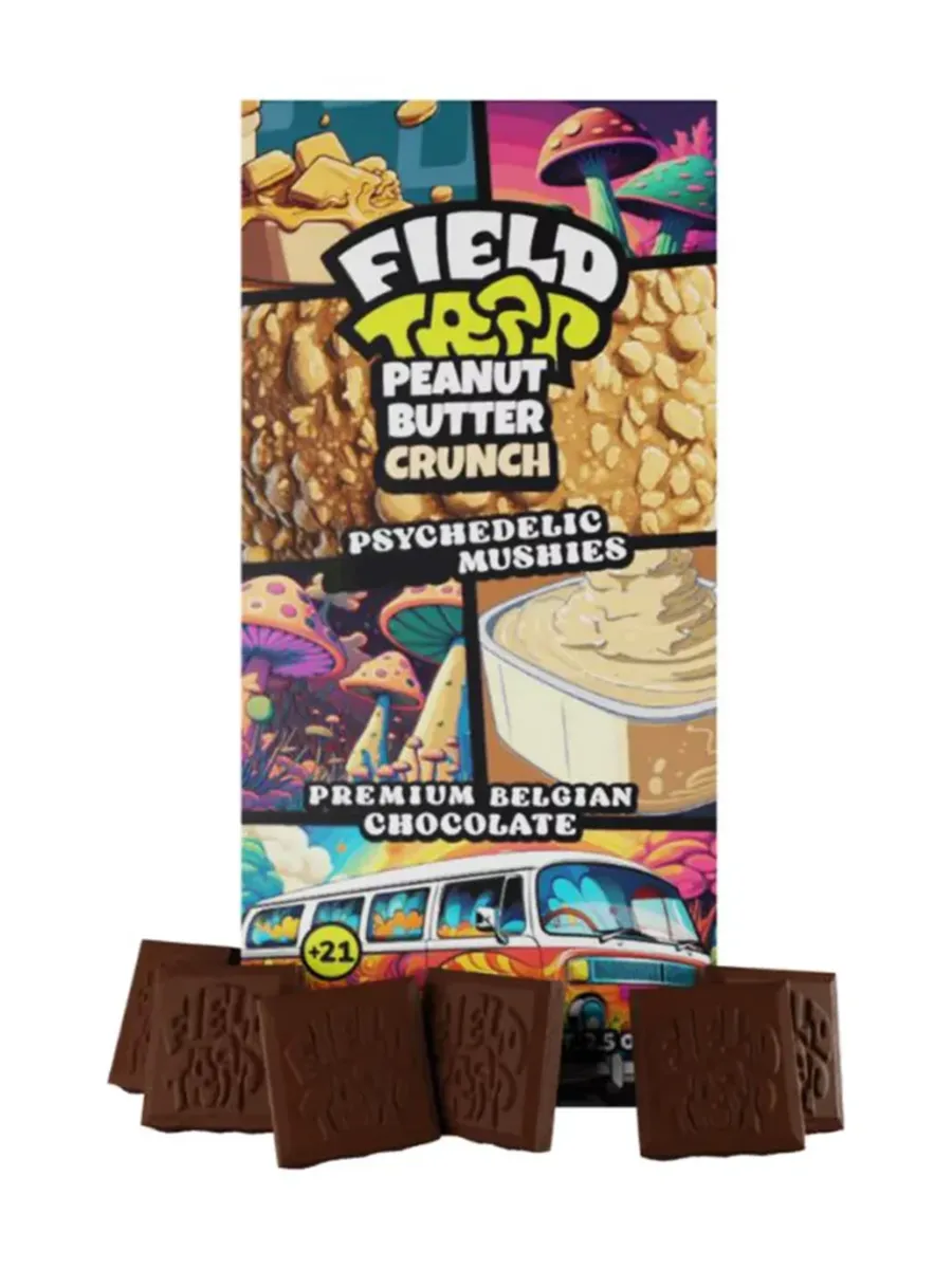 Peanut Butter Crunch Field Trip Mushies Premium Belgian Chocolate