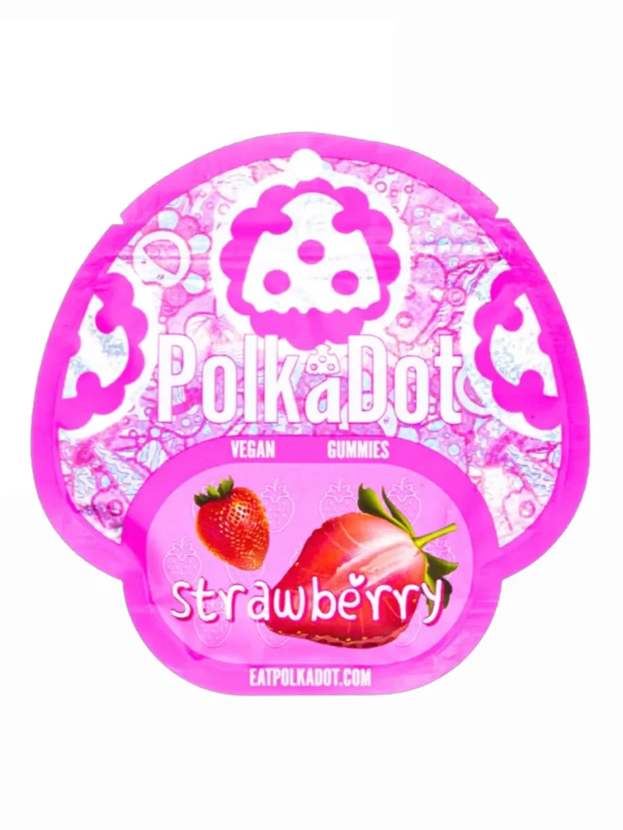 Strawberry Polkadot Vegan Gummies 4G