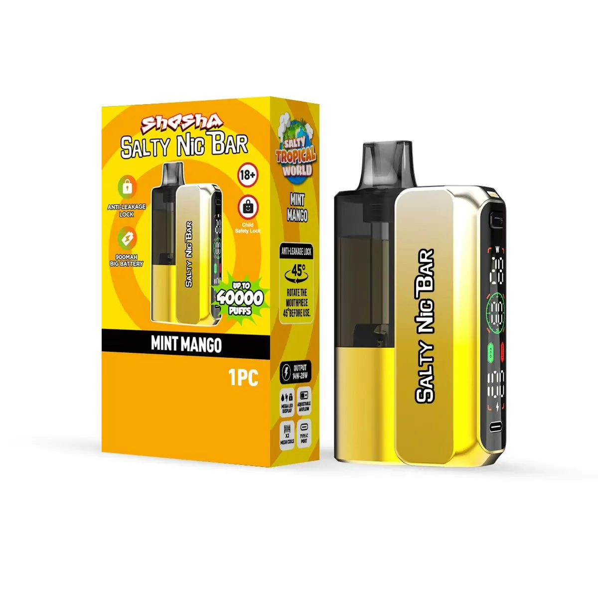 Mint Mango – Salty NIC Bar Pre-filled Kit 28.5mg/mL